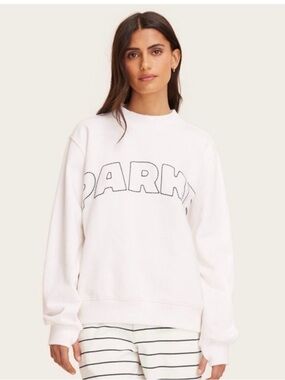 PARKE x Target White Mockneck Sweatshirt L/XL NWT Limited Edition Logo Crewneck